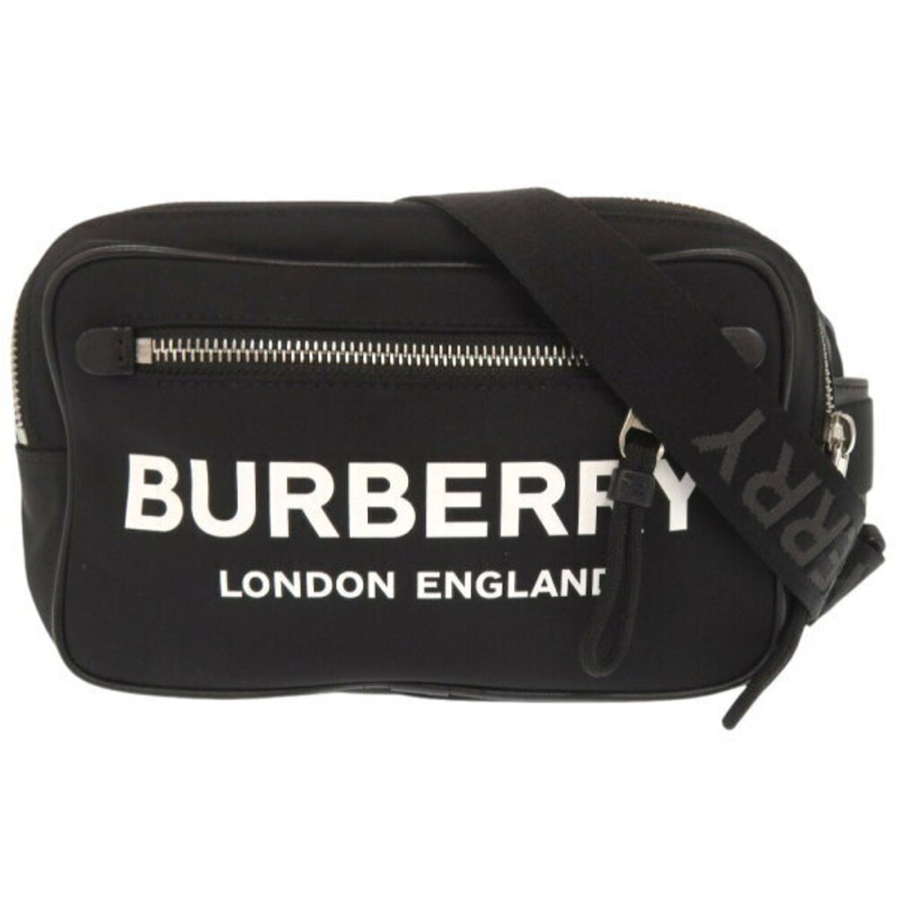 Burberry logo nylon black body bag waist belt - Picture 1 of 8